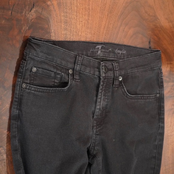 7 for all mankind girls bootcut skinny jeans - Picture 3 of 4